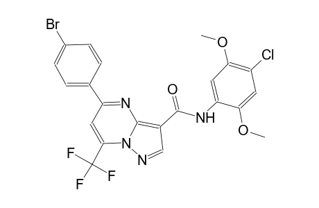 5-(4-bromophenyl)-N-(4-chloro-2,5-dimethoxyphenyl)-7-(trifluoromethyl)pyrazolo[1,5-a]pyrimidine-3-carboxamide