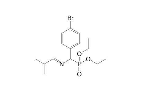 (E)-[(4-bromophenyl)-diethoxyphosphoryl-methyl]-(2-methylpropylidene)amine