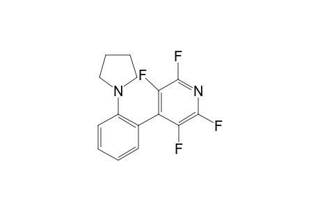 2,3,5,6-tetrafluoro-4-(2-pyrrolidin-1-ylphenyl)pyridine