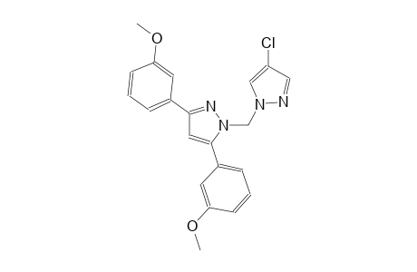 1-[(4-chloro-1H-pyrazol-1-yl)methyl]-3,5-bis(3-methoxyphenyl)-1H-pyrazole