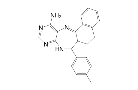 12-Amino-7-(4-methylphenyl)-6,6a,7,8-tetrahydro-5Hnaphtho[1,2-e]pyrimido[4,5-b][1,4]diazepine