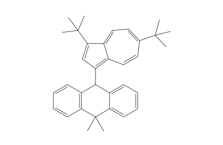 9-(3,6-Di-t-butyl-1-azulenyl)-9,10-dihydro-10,10-dimethylanthracene