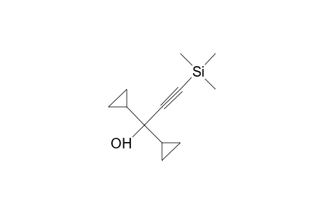 3,3-Dicyclopropyl-3-hydroxy-1-trimethylsilyl-propyne