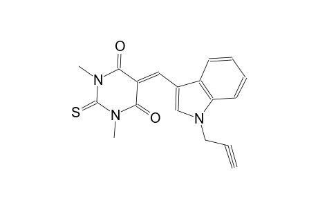 1,3-dimethyl-5-{[1-(2-propynyl)-1H-indol-3-yl]methylene}-2-thioxodihydro-4,6(1H,5H)-pyrimidinedione