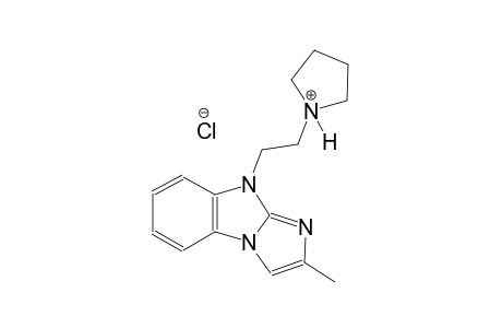 1-[2-(2-methyl-9H-imidazo[1,2-a]benzimidazol-9-yl)ethyl]pyrrolidinium chloride