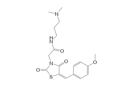 3-thiazolidineacetamide, N-[3-(dimethylamino)propyl]-5-[(4-methoxyphenyl)methylene]-2,4-dioxo-, (5E)-