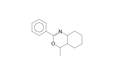 4-Methyl-2-phenyl-4a,5,6,7,8,8a-hexahydro-4H-3,1-benzoxazine
