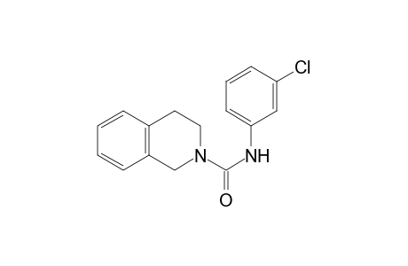 Isoquinoline-2-carboxamide, 1,2,3,4-tetrahydro-N-(3-chlorophenyl)-