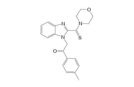 1-[2-(4-Methylphenyl)-2-oxoethyl]-2-[(morpholine-4-yl)-thioxomethyl]benzimidazole