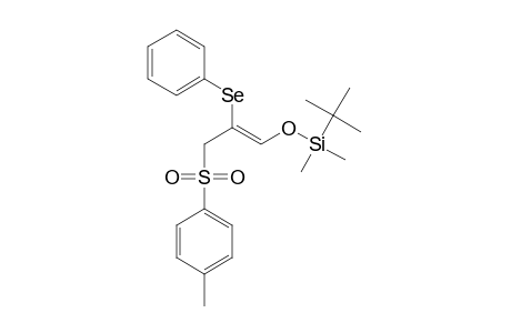 Silane, (1,1-dimethylethyl)dimethyl[[3-[(4-methylphenyl)sulfonyl]-2-(phenylseleno)-1-propenyl]oxy]-, (Z)-