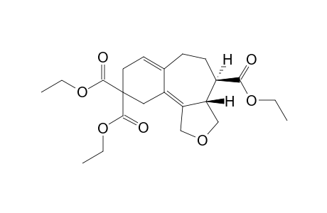 (3aS,4R)-Triethyl 3a,4,5,6-tetrahydro-1H-benzo[3,4]cyclohepta- [1,2-c]furan-4,9,9(3H,8H,10H)-tricarboxylate