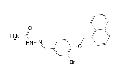 3-bromo-4-(1-naphthylmethoxy)benzaldehyde semicarbazone