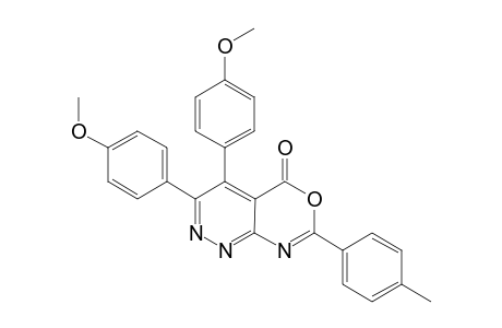 2-(4-Methylphenyl)-5,6-bis(4-methoxyphenyl)pyridazino[3,4-d][3,1]oxazin-4-one