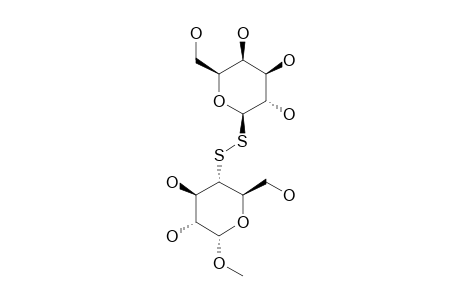 METHYL-4-S-(BETA-D-GALACTOPYRANOSYL-1'-THIO)-4-THIO-ALPHA-D-GLUCOPYRANOSIDE