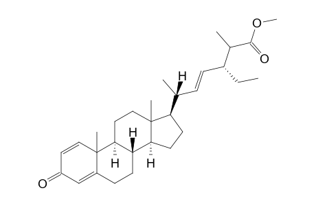 3-OXO-1,4,22-STIGMASTA-TRIEN-26-OIC-ACID-METHYLESTER