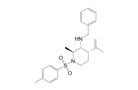 (2SR,3RS,4SR)-3-(N-Benzylideneamino)-2-(2-methyl)-3-isopropenyl-N-tosylpiperidine