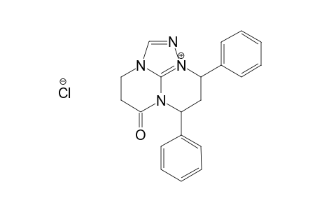 5-Oxo-6,8-diphenyl-4,5,7,8-tetrahydro-3H,6H-1,2a,5a-triaza-8a-azoniaacenaphthylene Chloride