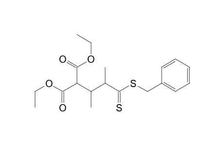 benzyl 2,3-dimethyl-4,4-bis(ethoxycarbonyl)butanedithioate