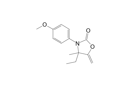 4-Ethyl-3-(4-methoxyphenyl)-4-methyl-5-methylene-2-oxazolidinone