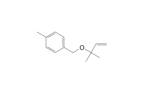 Benzene, 1-[[(1,1-dimethyl-2-propenyl)oxy]methyl]-4-methyl-