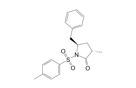 (3S,5R)-3-methyl-1-(4-methylphenyl)sulfonyl-5-(phenylmethyl)-2-pyrrolidinone