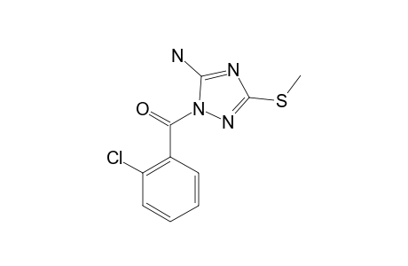 5-AMINO-1-(2-CHLOROBENZOYL)-3-METHYLTHIO-1H-1,2,4-TRIAZOLE