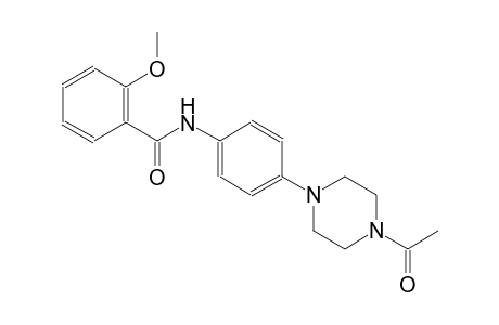 N-[4-(4-acetyl-1-piperazinyl)phenyl]-2-methoxybenzamide