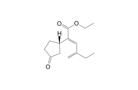 (2E)-4-ethyl-2-[(1S)-3-ketocyclopentyl]penta-2,4-dienoic acid ethyl ester