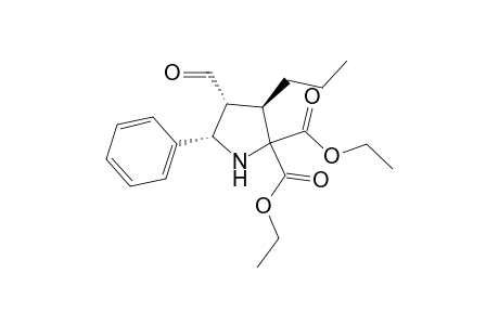(3R,4R,5S)-5-phenyl-4-formyl-3-propyl-pyrrolidine-2,2-diethyl-dicarboxylate