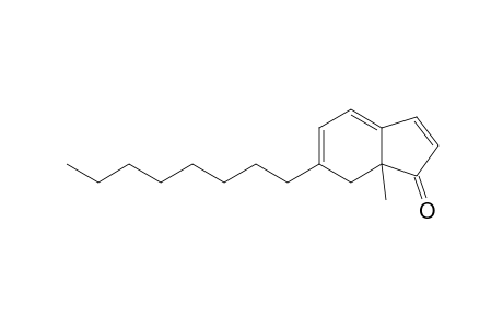 7a-Methyl-6-octyl-7,7a-dihydro-1H-inden-1-one