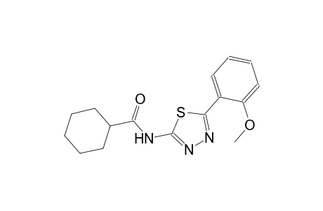 N-[5-(2-methoxyphenyl)-1,3,4-thiadiazol-2-yl]cyclohexanecarboxamide