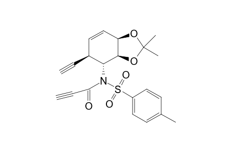 2,2-Dimethyl-5-(1'-ethynyl)-7-[4'-methylphenyl(propynoyl)sulfonamido]-3a,4,5,7-tetrahydro-1,3-benzodioxolone