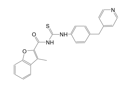 thiourea, N-[(3-methyl-2-benzofuranyl)carbonyl]-N'-[4-(4-pyridinylmethyl)phenyl]-