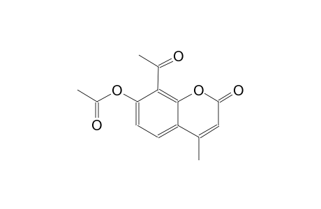8-acetyl-4-methyl-2-oxo-2H-chromen-7-yl acetate