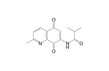 2-Methyl-N-(2-methyl-5,8-dioxo-7-quinolinyl)propanamide