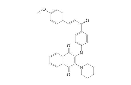 2-[4-(4-Methoxycinnamoyl)anilino]-3-piperidino-1,4-naphthoquinone