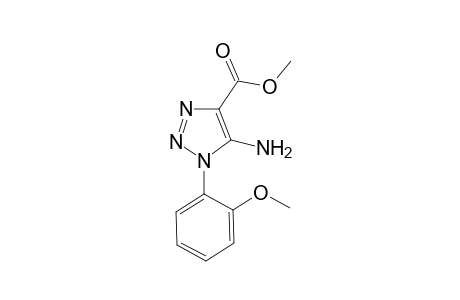 1H-1,2,3-Triazole-4-carboxylic acid, 5-amino-1-(2-methoxyphenyl)-, methyl ester
