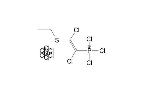 (E)-TRICHLORO(1,2-DICHLORO-2-ETHYLTHIOVINYL)PHOSPHONIUMHEXACHLOROANTIMONATE