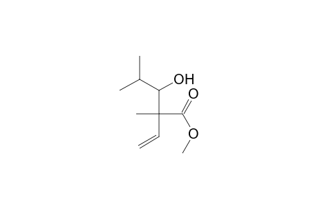 Pentanoic acid, 2-ethenyl-3-hydroxy-2,4-dimethyl-, methyl ester