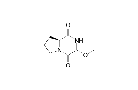 (8aS)-3-methoxy-2,3,6,7,8,8a-hexahydropyrrolo[1,2-a]pyrazine-1,4-dione