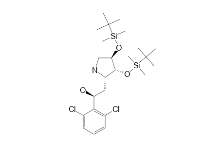 (1S)-1-(2,6-DICHLOROPHENYL)-2-[(2R,3S,4S)-3,4-BIS-(TERT.-BUTYLDIMETHYLSILYLOXY)-PYROLIDIN-2-YL]-ETHANOL