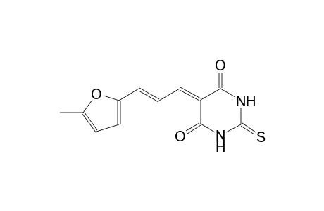 5-[(2E)-3-(5-methyl-2-furyl)-2-propenylidene]-2-thioxodihydro-4,6(1H,5H)-pyrimidinedione
