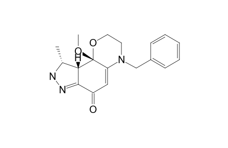 4-BENZYL-9B-METHOXY-9-METHYL-3,4,8,9,9A,9B-HEXAHYDRO-PYRAZOLO-[3,4-H]-[1,4]-BENZOXAZIN-6(2H)-ONE