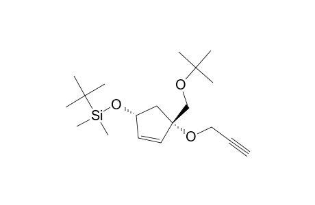 tert-Butyl-dimethyl-[(1R,4S)-4-[(2-methylpropan-2-yl)oxymethyl]-4-prop-2-ynoxy-cyclopent-2-en-1-yl]oxy-silane