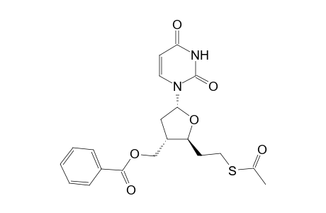 1-(2R,4S,5S)-4-[(benzoyloxy)methyl]-5-[2-(acetylthio)ethyl]tetrahydrofuran-2-yl]uracil