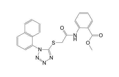methyl 2-[({[1-(1-naphthyl)-1H-tetraazol-5-yl]sulfanyl}acetyl)amino]benzoate