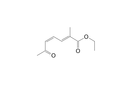 Ethyl 2-methyl-6-oxo-2(E),4(Z)-heptadienoate