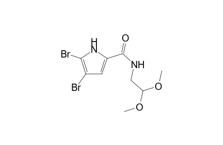 4,5-Dibromo-N-(2,2-dimethoxyethyl)pytrrole-2-caroxamide