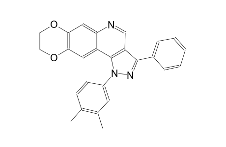1-(3,4-dimethylphenyl)-3-phenyl-8,9-dihydro-1H-[1,4]dioxino[2,3-g]pyrazolo[4,3-c]quinoline