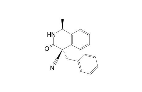 (1S*,4R*)-4-Benzyl-4-cyano-1-methyl-1,2,3,4-tetrahydroisoquinolin-3(2H)-one